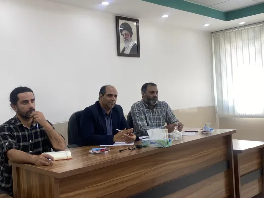 Picture of the meeting between university hospitals and Sayan Company
