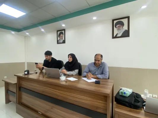 تصویر جلسه  پرزنت محصول پرونده الکترونیک شرکت تیراژه رایانه Image of the presentation session of the electronic file product of Tirajeh Rayane Company