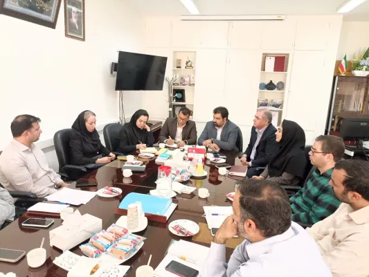 تصویر جلسه بررسی وضعیت نرم افزار تردد دانشگاه (کسرا)  Image of the Kasra software status review session