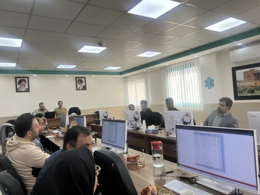 Image of the Azarakhsh system training session
