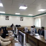 Image of a meeting to review food and medicine needs on the university's management dashboard