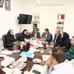 تصویر جلسه بررسی وضعیت نرم افزار تردد دانشگاه (کسرا)  Image of the Kasra software status review session