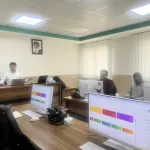 Image of a presentation session on online medical appointment systems and telemedicine